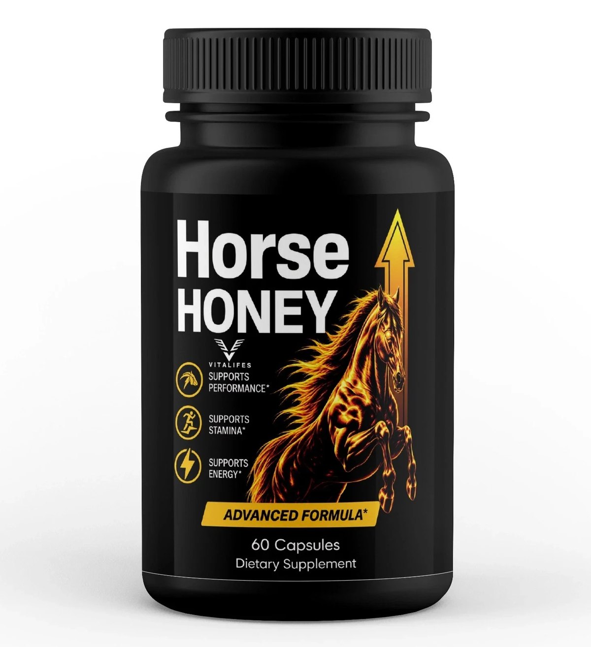 Horse Honey Advanced Formula bottle of 60 capsules from Vitalifes
