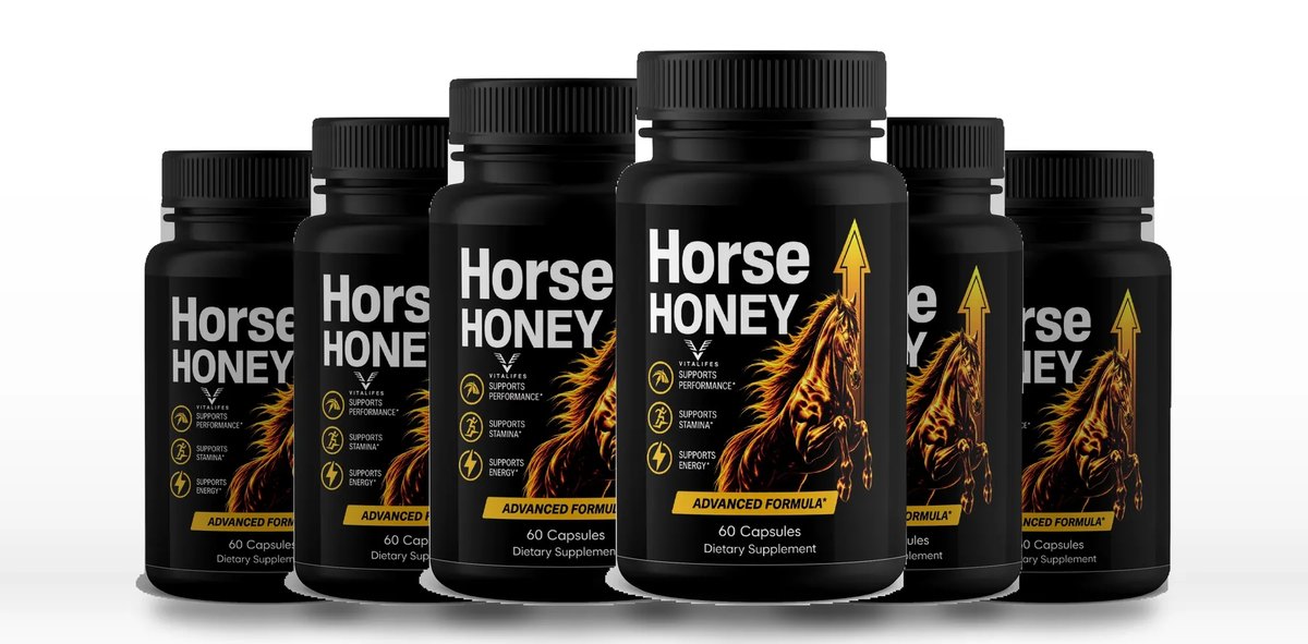 Horse Honey Advanced Formula, 6 bottles of 60 capsules